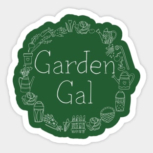 Garden Gal Sticker